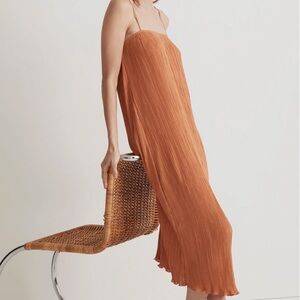 NWT Madewell The Goldie Dress in Plissé